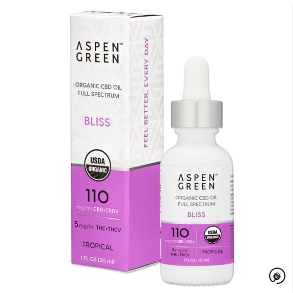 Featured image for “BLISS Organic CBD Oil | Aspen Green”