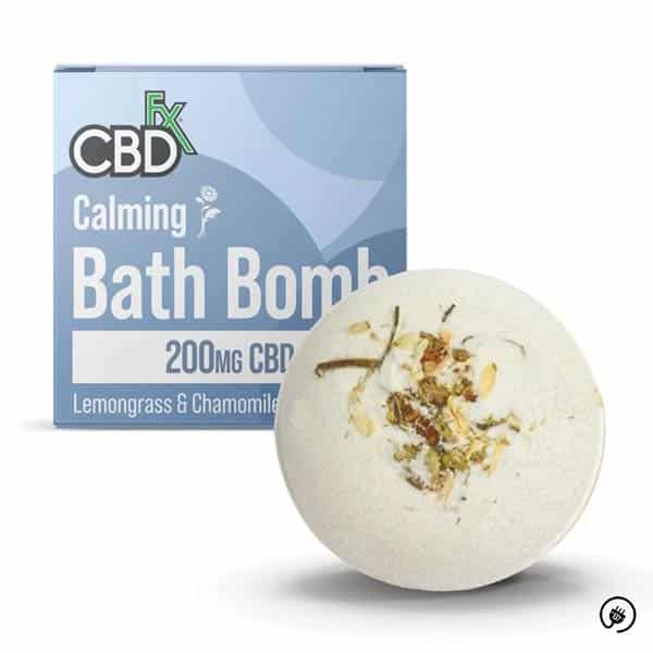 Featured image for “CBD Bath Bomb | Lemongrass & Chamomile | Calming | CBDfx”