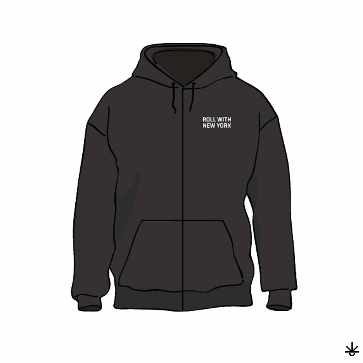 Featured image for “RWNY: Black Classic Hoodie”