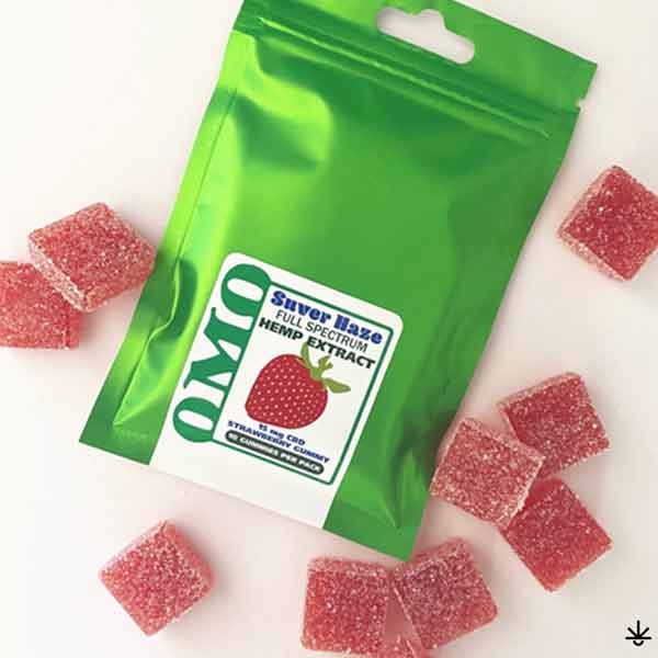 Featured image for “Strawberry | CBD Suver Haze Hemp Gummy | 15MG | OMO”