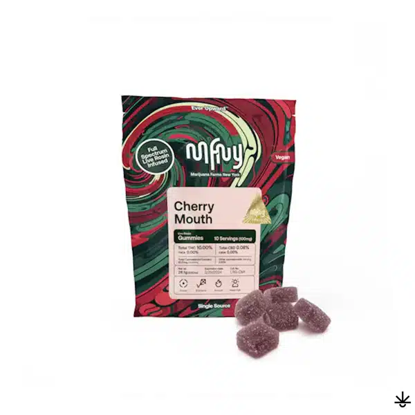 Featured image for “Gummies | mfny | Live Rosin | Cherry Mouth | 100mg”